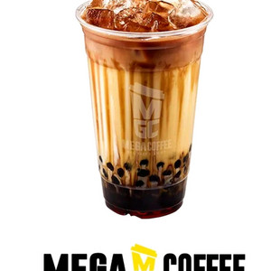 메가흑당/메가커피 흑당 밀크티 라떼 (ICE)