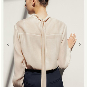 시에 sie 루디 타이 블라우스