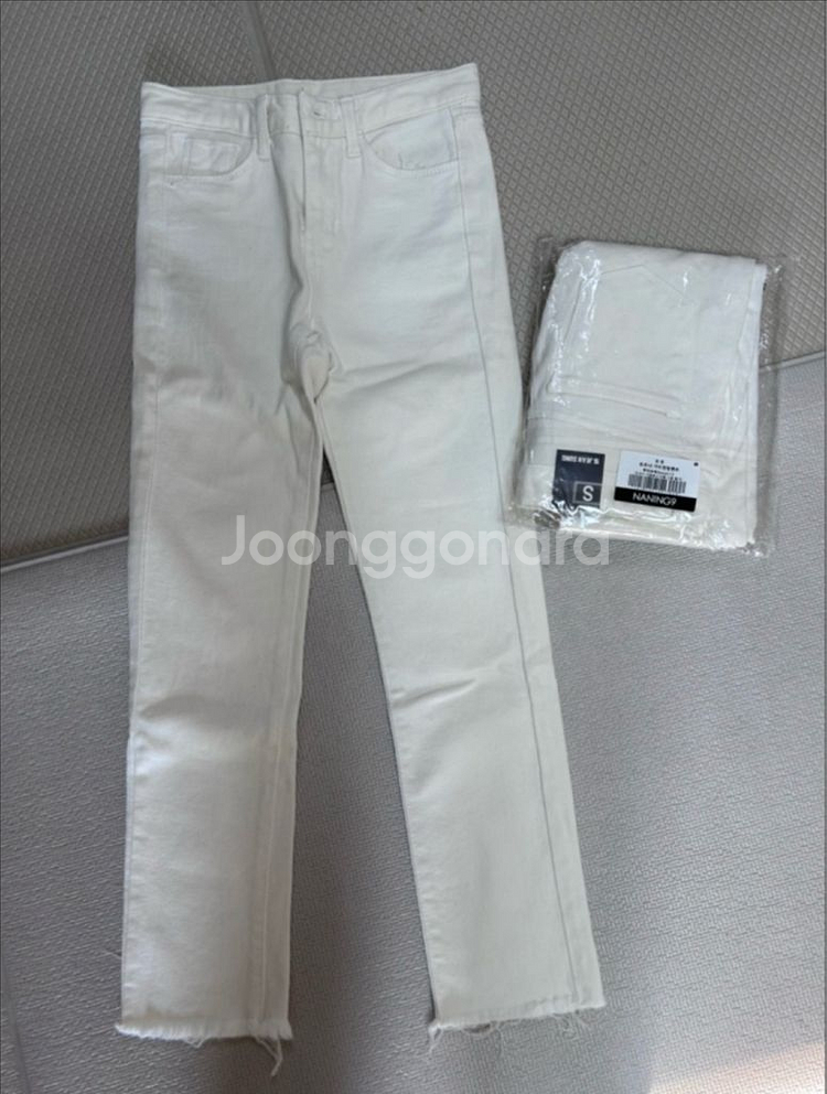 난닝구 로르니 기모컷팅팬츠 S 사이즈--6