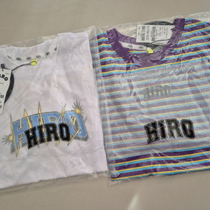 히로 블랭크 스트라이프 티셔츠 퍼플 130 외 일괄