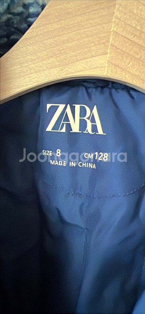 ZARA 체크 플리스 점퍼 8세--2