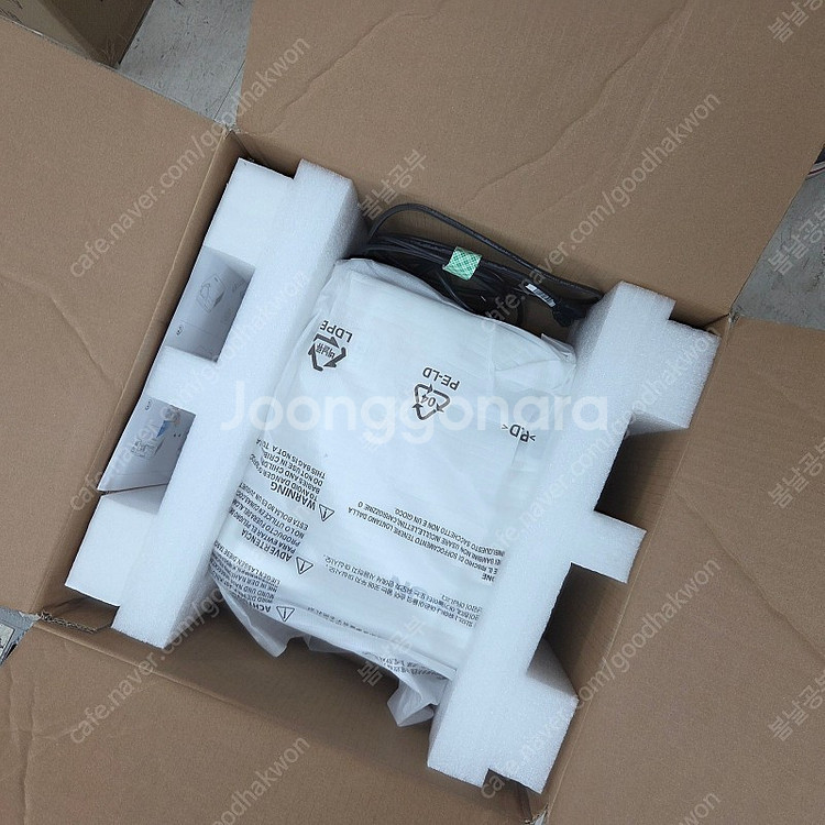 2대한정, 신품급)1미터 100인치 3600안시 단초점 프로젝터 캐논이펀 EL-332KW--1