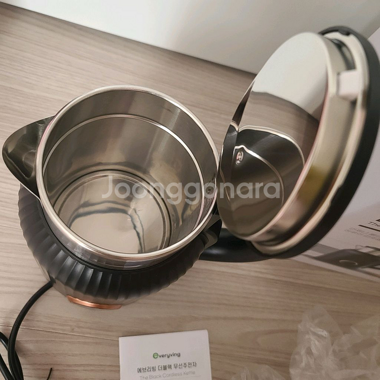에브리빙 더블랙 무선주전자 1.5리터--2