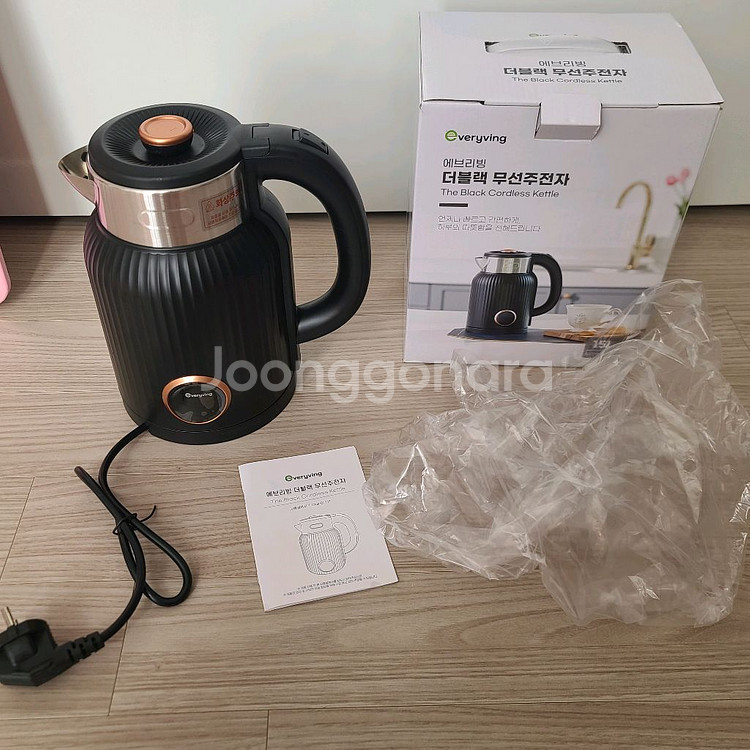 에브리빙 더블랙 무선주전자 1.5리터--0