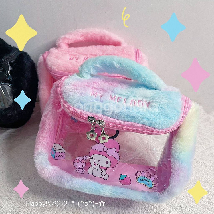산리오 마이멜로디 대용량 파우치 가방--0