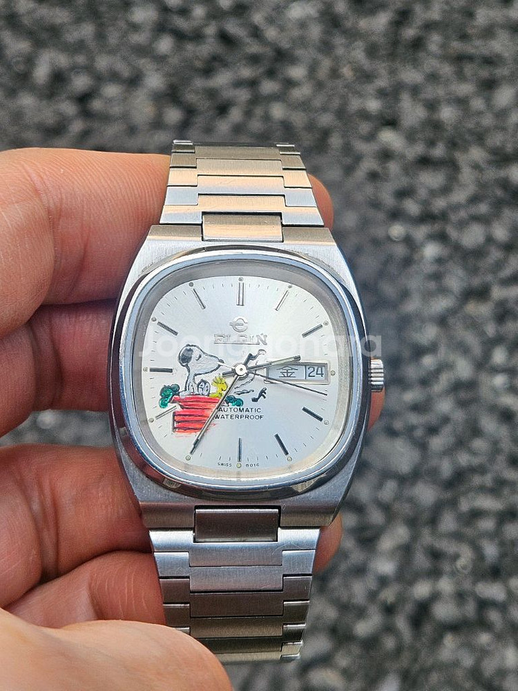 엘진테레비 빈티지시계--1