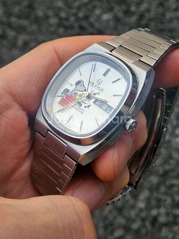 엘진테레비 빈티지시계--2