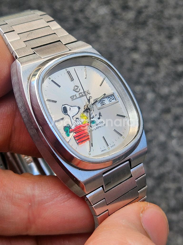 엘진테레비 빈티지시계--3