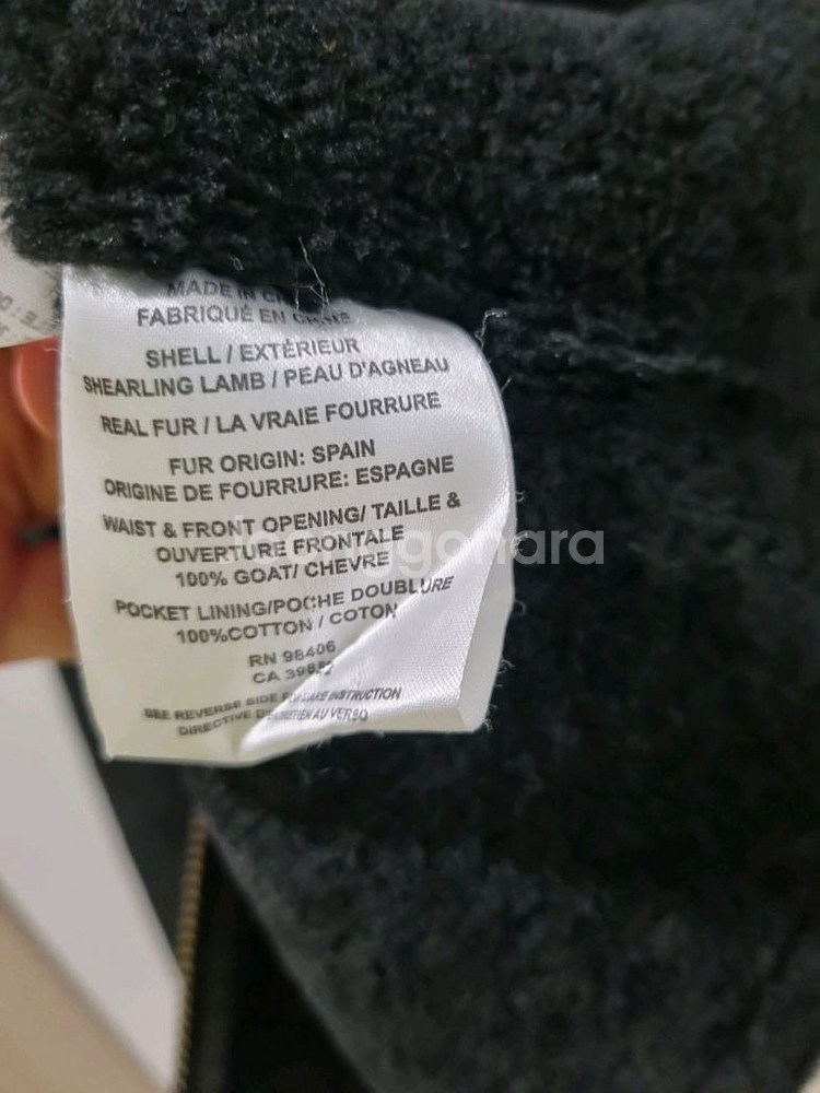 Theory 띠어리 블랙 양털 무스탕 자켓--6