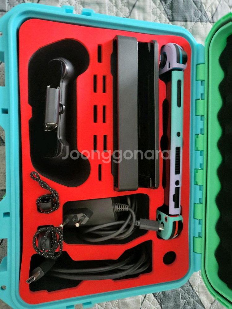 닌텐도 스위치 OLED 본체 + 케이스 세트--0