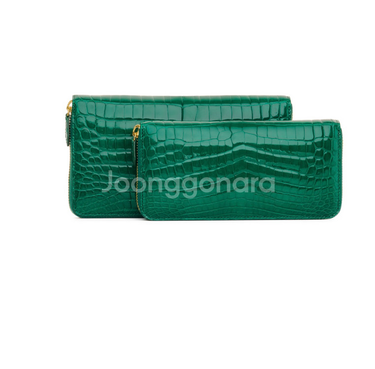 소윰 악어 콘티넨탈 대형 장지갑 soyoom--2