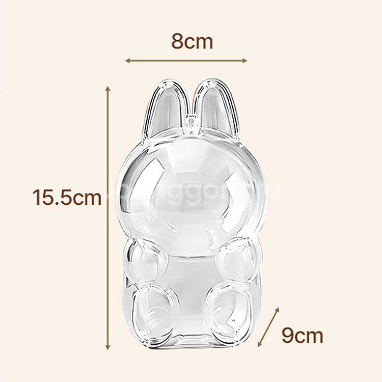 라부부 투명 케이스 (앉아있는자세)--2