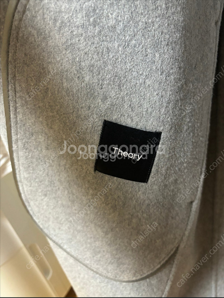 Theory 띠어리 도쿄 더블서포크 코트 (L사이즈 / 100% 캐시미어)--1