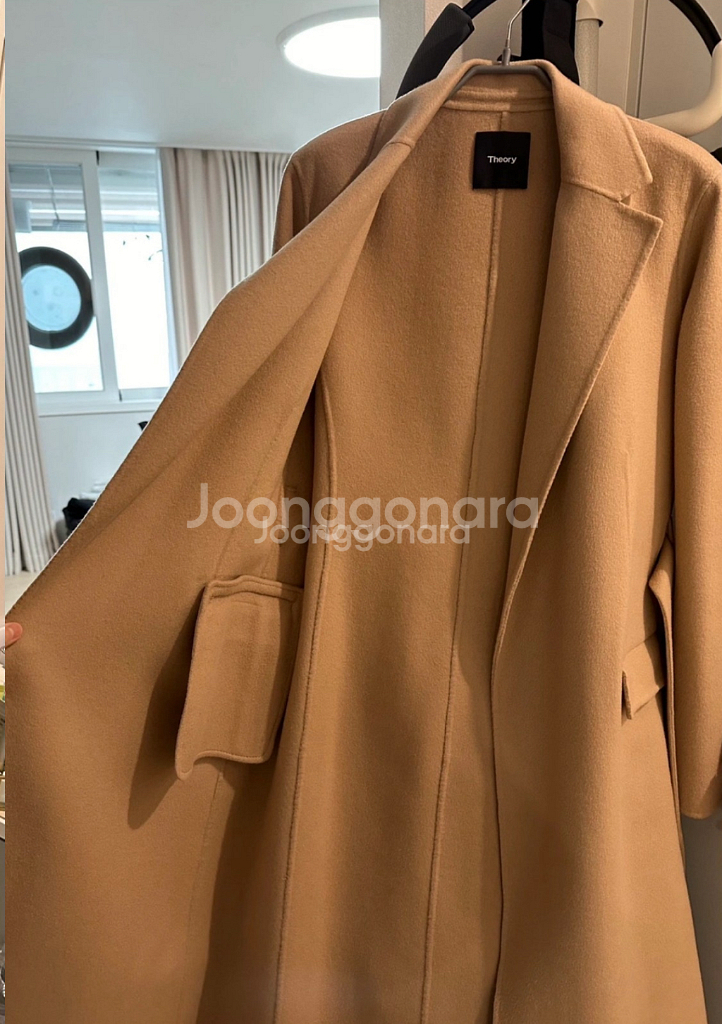 Theory띠어리 캐시미어 로브 코트 S--2