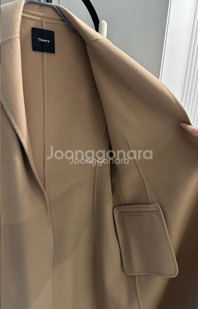 Theory띠어리 캐시미어 로브 코트 S--3