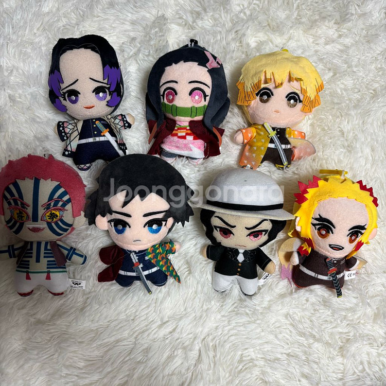 귀멸의칼날/귀칼인형키링(무잔,아카자,기유,쿄주로,네즈코,젠이츠,시노부)--1