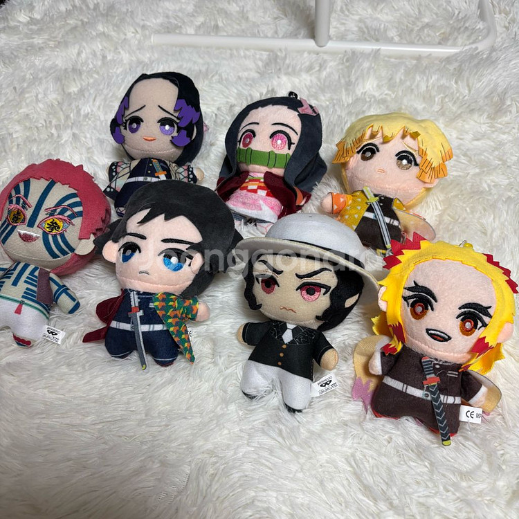 귀멸의칼날/귀칼인형키링(무잔,아카자,기유,쿄주로,네즈코,젠이츠,시노부)--0