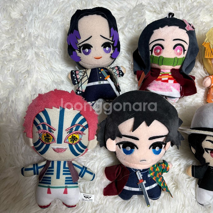 귀멸의칼날/귀칼인형키링(무잔,아카자,기유,쿄주로,네즈코,젠이츠,시노부)--2