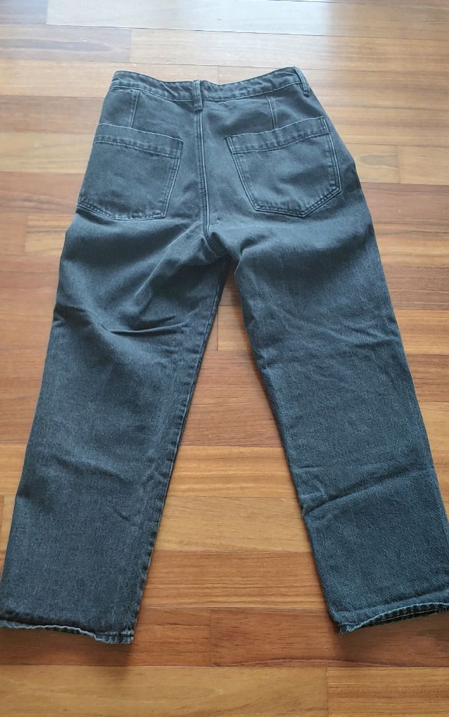 흑청 와이드 데님/ 블랙진 (55)--1