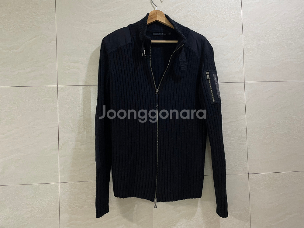 캘빈클라인진스 / 레트로 니트 집업 가디건, 남성 가디건 / L / 4만원--0