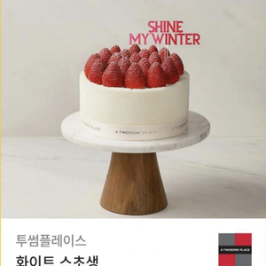 (정가 3.9만) 투썸 화이트 스초생 케이크