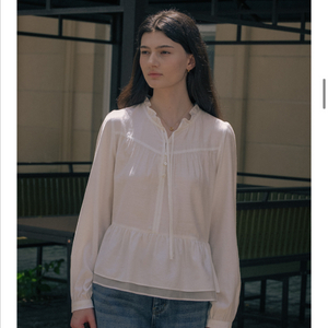 [미개봉새상품] 틸아이다이 리본 포인트 블라우스-최최최저가!!!!