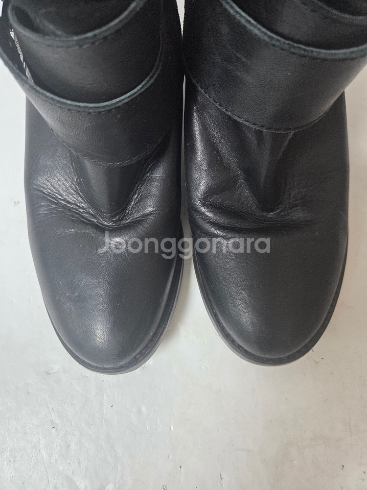 쟈딕앤볼테르 래더 버클 앵클부츠 블랙(240)--8