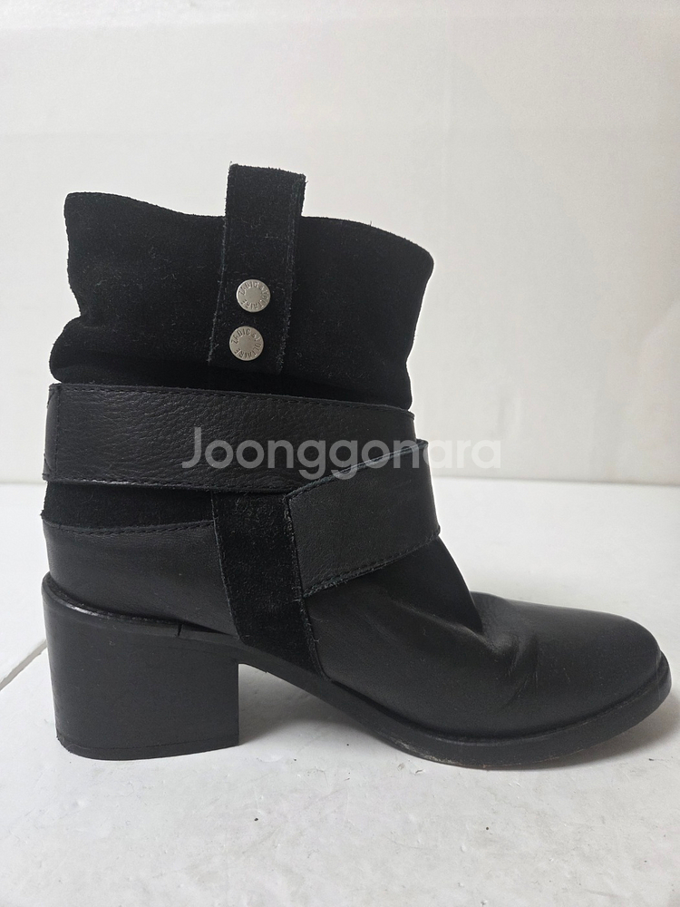 쟈딕앤볼테르 래더 버클 앵클부츠 블랙(240)--6