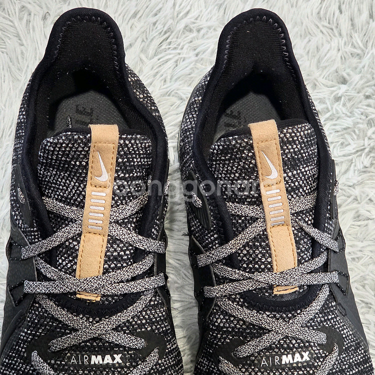 2q-4:나이키 에어맥스 시퀀트 3 블랙 니트 (250mm)--5