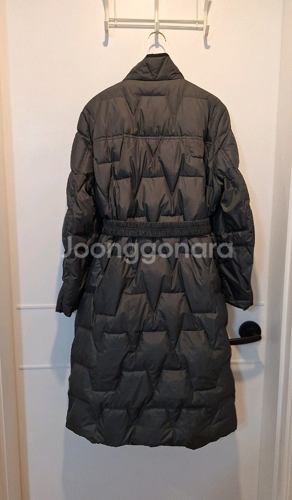 더아이잗 여성 구스 양면 롱패딩--2