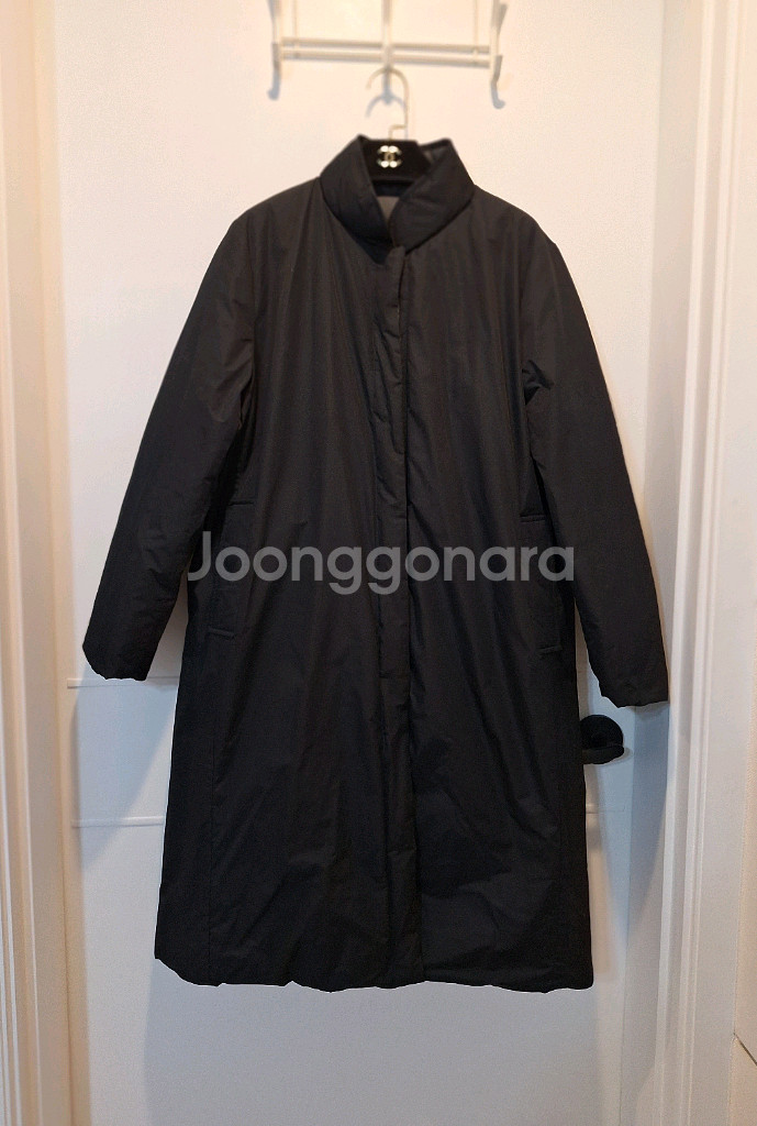 더아이잗 여성 구스 양면 롱패딩--3