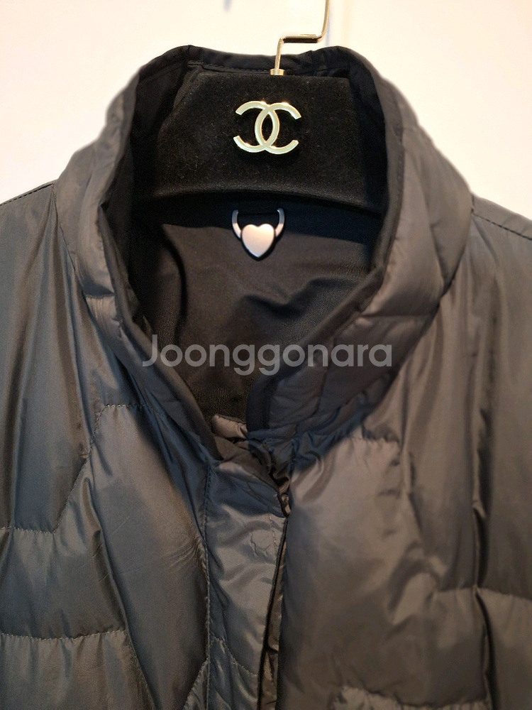 더아이잗 여성 구스 양면 롱패딩--1