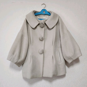 비꼴리끄 밍크단추 울알파카코트(55)