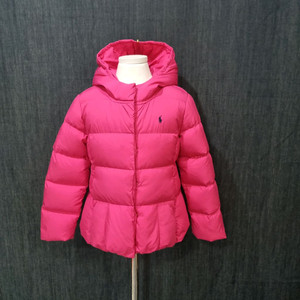 폴로 걸즈 여아동 덕다운 패딩점퍼 6T