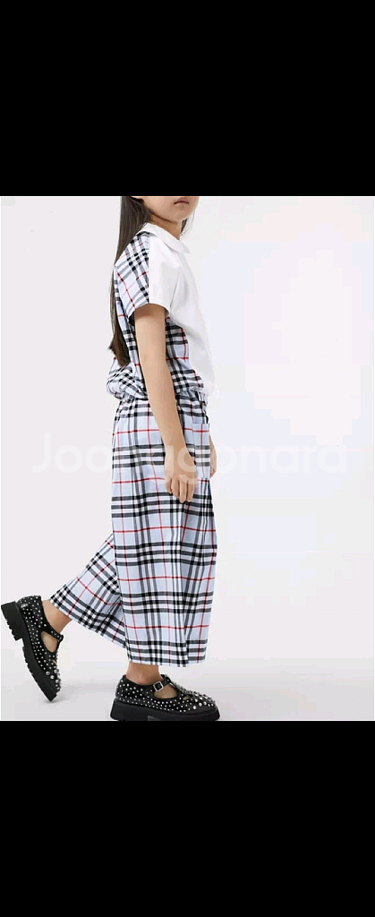 50만원대 새상품.정품) 버버리12y 모100% 바지--4