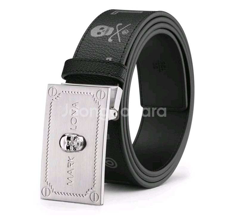 국내당일발송 마크앤로나 남성 골프 벨트 소가죽--0