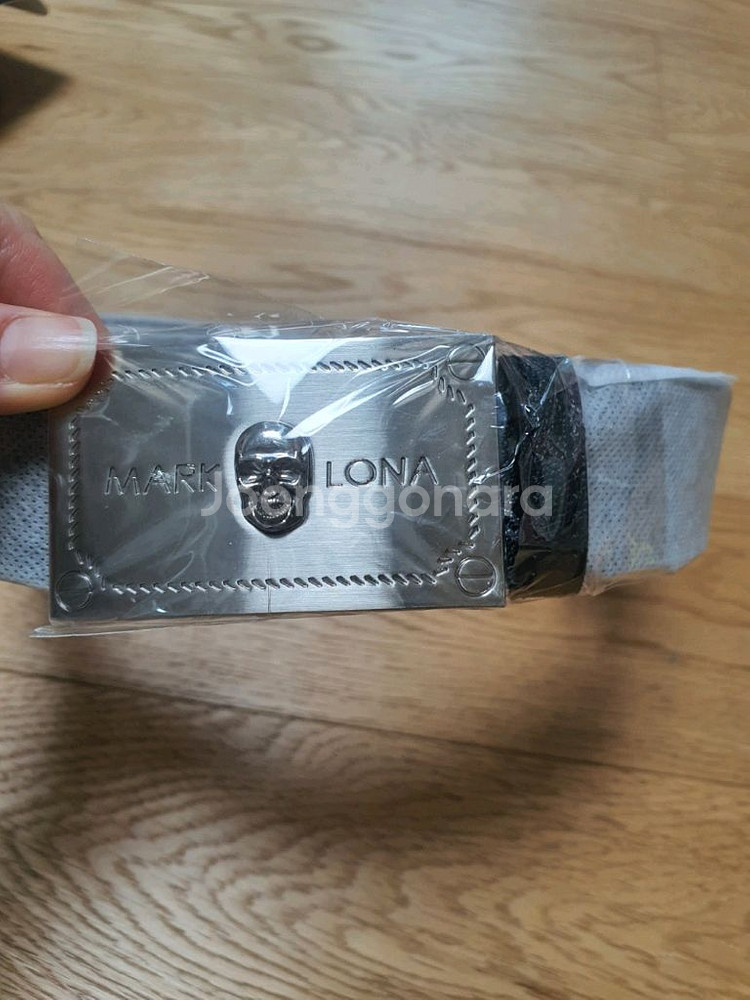 국내당일발송 마크앤로나 남성 골프 벨트 소가죽--2