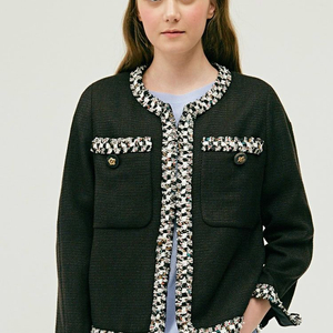 한섬 SJSJ 트위드 자켓 (2회 착용)