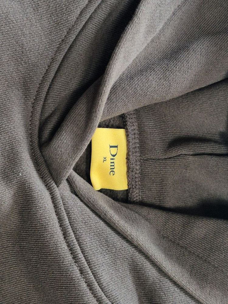 DIME 후드티 브라운 XL 기모안감 이미지