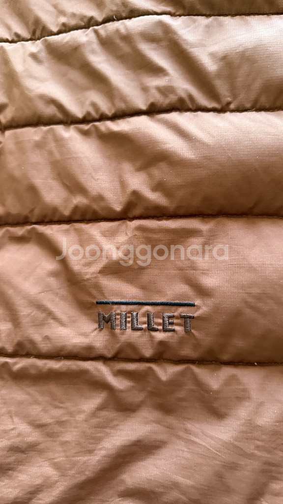 밀레 adventure travel 여성 갈색 롱 구스 다운 패딩 95 M밀레 여성 롱 다운 패딩입니다따뜻하고 가벼--9