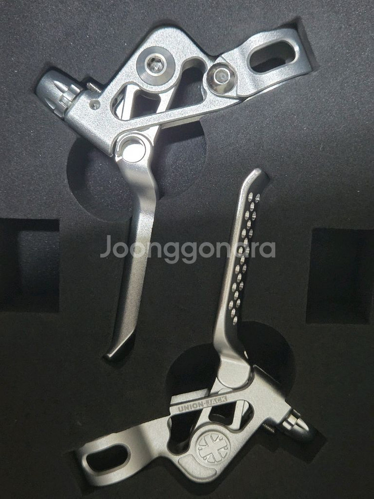 유니온잭 경량 브레이크 레버 브롬톤 튜닝용 새상품--1