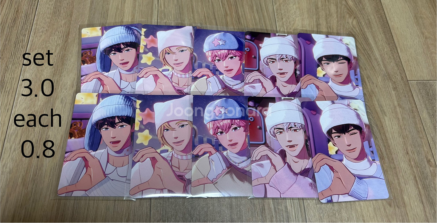 플레이브 플뿌우 미공포 십카페 버프즈 올리브영 무신사 럭키드로우 포카 포토카드--1