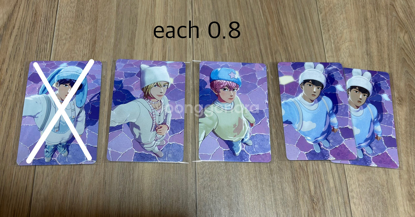 플레이브 플뿌우 미공포 십카페 버프즈 올리브영 무신사 럭키드로우 포카 포토카드--0