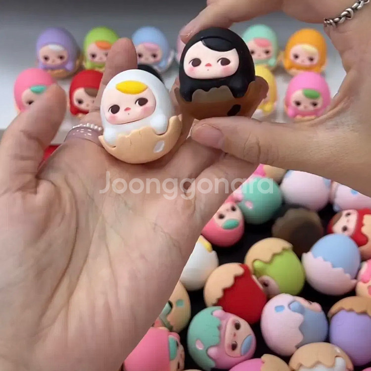 수지 제작 피규어 팝마트 매트 푸키 에그 계란 팝빈 미니어처 오브제--2