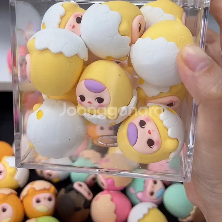 수지 제작 피규어 팝마트 매트 푸키 에그 계란 팝빈 미니어처 오브제--6