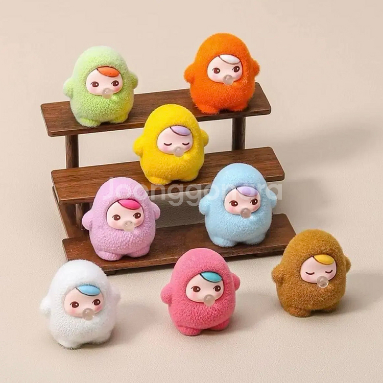 수지 제작 팝마트 버블검 베이비 푸키 피규어 미니어처 오브제--0