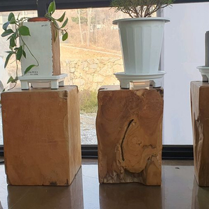 원목 받침(의자)