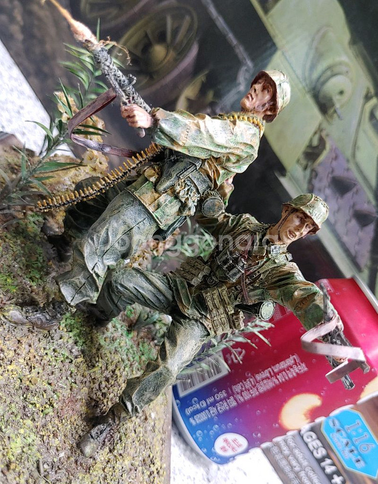 *각종교신가능*1:16정밀도색프라모델2WW독일무장친위대*비네트작~헤이리영웅--0