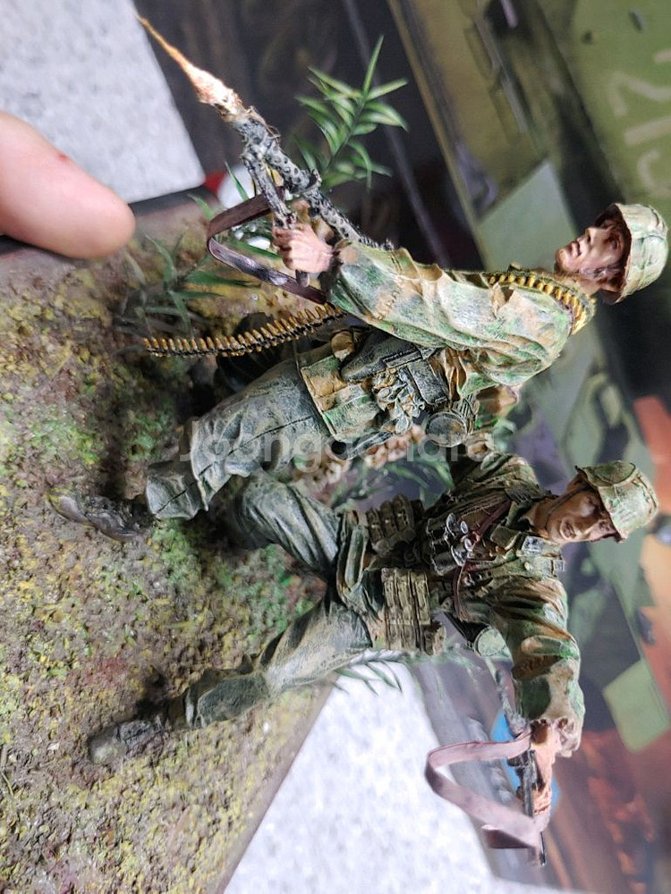 *각종교신가능*1:16정밀도색프라모델2WW독일무장친위대*비네트작~헤이리영웅--2