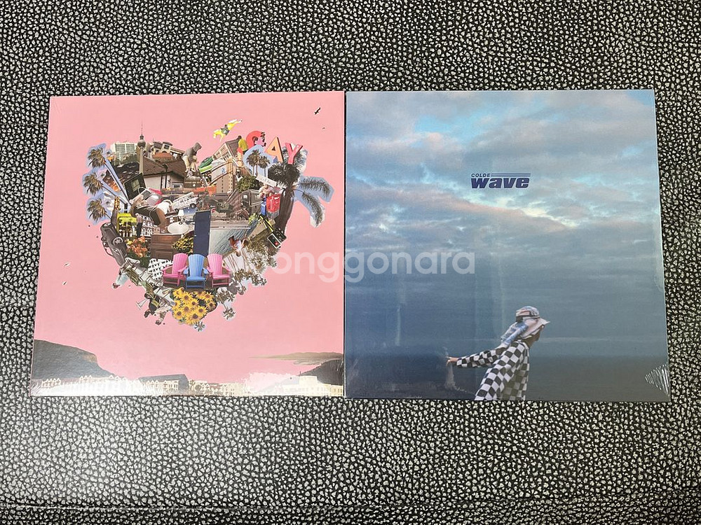 콜드 lp love part 1 + wave 세트 미개봉--0